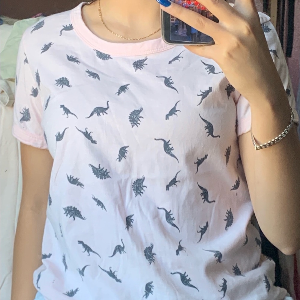Pink Dinosaur T-shirt
